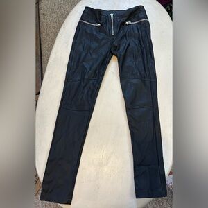 Killstar Black Vegan Leather Pants